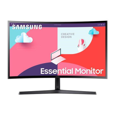 Samsung MT LED LCD Monitor 24"  S366C FullHD - Prohnutý 1800R, VA, 1920x1080, 4ms, 75Hz