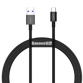 Baseus Superior Series USB/Type-C rýchlonabíjací kábel 66W 1m čierny