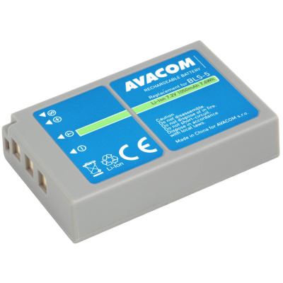 AVACOM náhradní baterie Olympus BLS-5, BLS-50 Li-ion 7.2V 1050mAh 7.6Wh