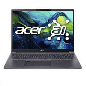 ACER NTB Aspire 16 AI (A16-I71M-50NJ),Ultra 5 325,16"WUXGA,16GB,512GB SSD,Intel Graphics,W11H,Gray ACER NTB Aspire 16 AI (A16-I71M-50NJ),Ultra 5 325,16"WUXGA,16GB,512GB SSD,Intel Graphics,W11H,Gray