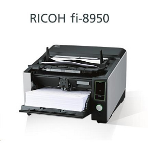 RICOH skener Fi-8950 A3, color, duplex, 150ppm v barvě 300dpi, USB 3.2 + RJ-45, ADF 750, Z: 12M RICOH skener Fi-8950 A3, color, duplex, 150ppm v barvě 300dpi, USB 3.2 + RJ-45, ADF 750, Z: 12M