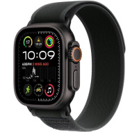 Apple Watch Ultra 2 (2024) GPS + Cellular 49mm Black Titanium Case with Black Trail Loop - M/L