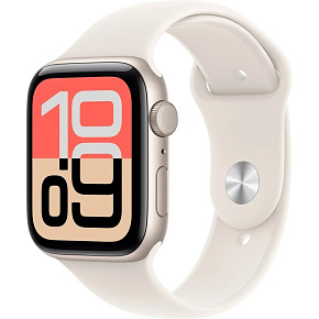 Apple Watch SE 3 GPS 40mm Starlight Aluminium Case with Starlight Sport Band - M/L Apple Watch SE 3 GPS 40mm Starlight Aluminium Case with Starlight Sport Band - M/L