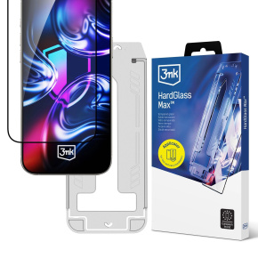 3mk Hardglass Max FrameFit pro Apple iPhone 15 Pro
