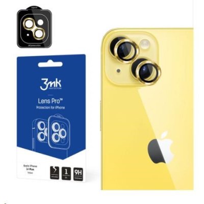 3mk ochrana kamery Lens Protection Pro pro Apple iPhone 14 Plus, žlutá