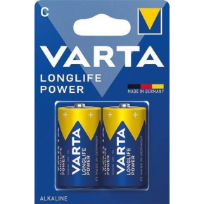BAZAR - Varta LR14/2BP Longlife POWER (HIGH ENERGY) (Blistr 2ks) - Poškozený obal (Komplet)