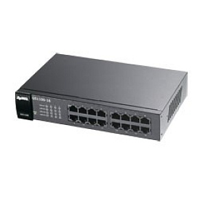 Zyxel GS1100-16 v3 16portový gigabitový ethernetový prepínač, bez ventilátora Zyxel GS1100-16 v3 16portový gigabitový ethernetový prepínač, bez ventilátora