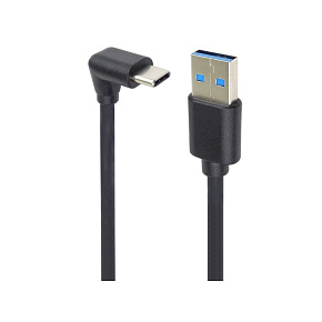 PremiumCord Kabel USB typ C/M zahnutý konektor 90° - USB 3.0 A/M, 1m PremiumCord Kabel USB typ C/M zahnutý konektor 90° - USB 3.0 A/M, 1m