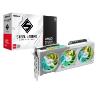 ASRock VGA AMD Radeon RX 9060 XT Steel Legend 16GB OC, RX 9060 XT, 16GB GDDR6, 2xDP, 1xHDMI