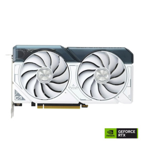 BAZAR ASUS VGA NVIDIA GeForce RTX 4060 DUAL OC EVO 8G WHITE, 8G GDDR6, 3xDP, 1xHDMI (POŠKOZENÝ OBAL)