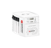 SKROSS cestovní adaptér MUV USB AC65PD, univerzální, neuzemněný, USB A+C 65W