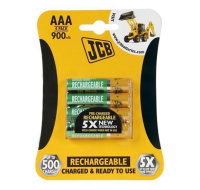 JCB RTU NiMH AAA/R03, 900mAh, přednabitá, blistr 4 ks