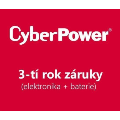 CyberPower 3-tí rok záruky pre CP1300EPFCLCD