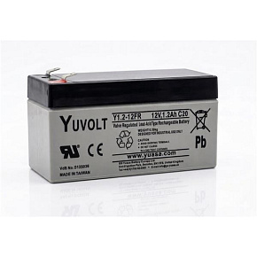 Baterie - YUVOLT Y1.2-12FR (12V; 1,2Ah; faston F1-4,7mm; životnost 3-5let) Baterie - YUVOLT Y1.2-12FR (12V; 1,2Ah; faston F1-4,7mm; životnost 3-5let)