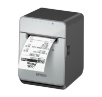 Epson TM-L100, 8 dots/mm (203 dpi), cutter, linerless, USB, Lightning, BT, Ethernet, black