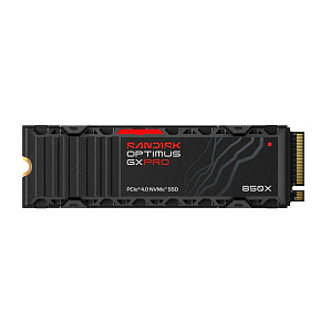 SANDISK SSD OPTIMUS GX PRO 850X NVMe 1TB PCIe, Gen4, (R:7300, W:6300MB/s), chladič SANDISK SSD OPTIMUS GX PRO 850X NVMe 1TB PCIe, Gen4, (R:7300, W:6300MB/s), chladič