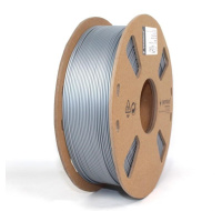 GEMBIRD Tlačová struna (filament) PLA PLUS, 1,75 mm, 1 kg, strieborná