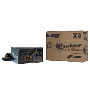 SEASONIC Zdroj CORE BC-850 ATX 3.1 850W, 120mm, 80 Plus Bronze, ATX 3.1 SEASONIC Zdroj CORE BC-850 ATX 3.1 850W, 120mm, 80 Plus Bronze, ATX 3.1