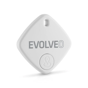 EVOLVEO TrackTag, Bluetooth lokátor s Apple Find My, bílý