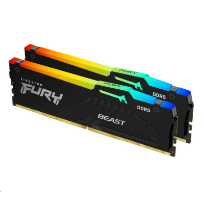 DIMM DDR5 16GB 5200MT/s CL36 (Kit of 2) KINGSTON FURY Beast RGB EXPO