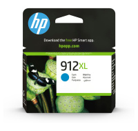 HP 912XL High Yield Cyan Original Ink Cartridge (825 pages) blister