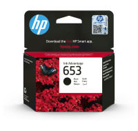 HP 653 Black Original Ink Advantage Cartridge (360 pages)