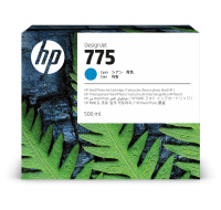 HP 775 500-ml Cyan Ink Cartridge