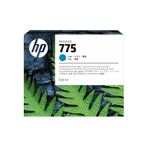 HP 775 500-ml Cyan Ink Cartridge HP 775 500-ml Cyan Ink Cartridge