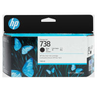 HP 738 130-ml Black DesignJet Ink Cartridge