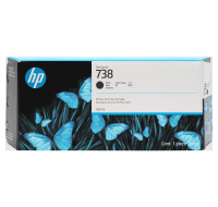 HP 738 300-ml Black DesignJet Ink Cartridge