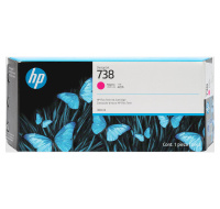 HP 738 300-ml Magenta DesignJet Ink Cartridge