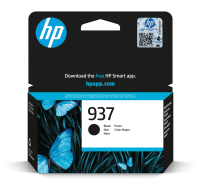 HP 937 Black Original Ink Cartridge (1,250 pages)