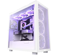 Skriňa NZXT H7 Flow edition / ATX / 2x120 mm ventilátor / USB-C / 2x USB / sklenená bočnica / sieťovaný panel / biela a čierna