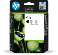 HP 45 Black Ink Cart, 42 ml, 51645AE (930 pages)