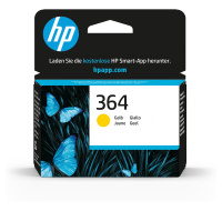 HP 364 Yellow Ink Cart, 3 ml, CB320EE (300 pages)