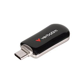 VERBATIM Flash Disk 128GB Plectra USB-C 3.0, černá VERBATIM Flash Disk 128GB Plectra USB-C 3.0, černá