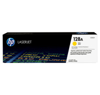 HP 128A Yellow LJ Toner Cart, CE322A (1,300 pages)