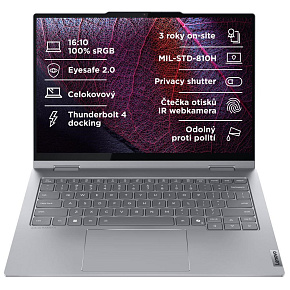 LENOVO NTB ThinkBook 14 2-in-1 G6 - Ultra7 355,14" WUXGA Touch,32GB,512SSD,FHD+IRcam,W11P,3R carry-in LENOVO NTB ThinkBook 14 2-in-1 G6 - Ultra7 355,14" WUXGA Touch,32GB,512SSD,FHD+IRcam,W11P,3R carry-in