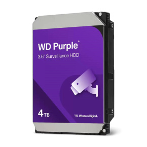 WD PURPLE WD42PURZ 4TB SATA/600 256MB cache, nízka hlučnosť, CMR