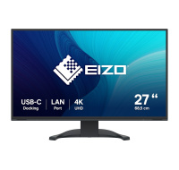 EIZO MT 27" EV2740X-BK FlexScan, IPS, 3840x2160, 350nit, 2000:1, 14ms, DisplayPort, 2xHDMI, USB-C, USB, Repro, Černý