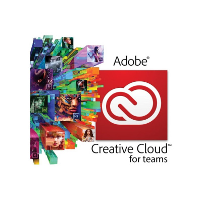 Creative Cloud for teams All Apps with Adobe Stock  Team Licensing Subscription Renewal 1 Month 1-9 level