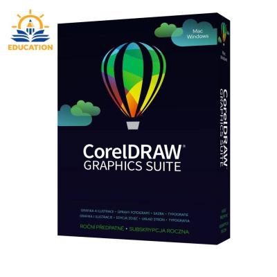 CorelDRAW Graphics Suite Edu Obnovenie licencie na 365 dní (251+) Lic ESD (Windows/MAC)EN/FR/DE/IT/SP/BP/NL/CZ/PL