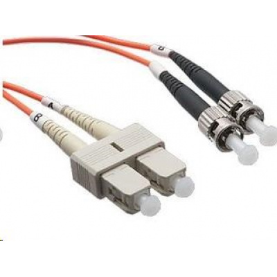 Duplexní patch kabel MM 62,5/125 OM1, SC-ST, LS0H, 2m