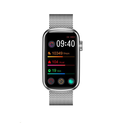 Garett Smartwatch Wave RT stříbrná ocel