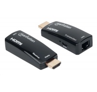 MANHATTAN HDMI extender pomocou jedného kábla Cat5e/6 do 60 m, čierny, maloobchodná krabica