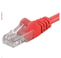 PREMIUMCORD Patch kábel UTP RJ45-RJ45 CAT5e 1.5 m červená