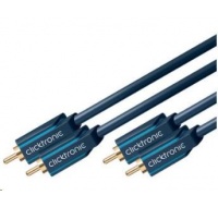 Kábel ClickTronic HQ OFC 2x Cinch - 2x Cinch RCA, M/M, 5 m