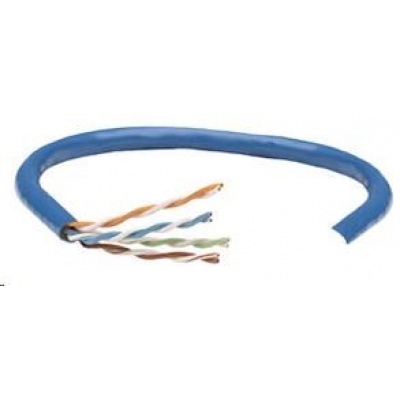 Intellinet UTP kábel, Cat5e, drôt 305m, 24AWG, modrý