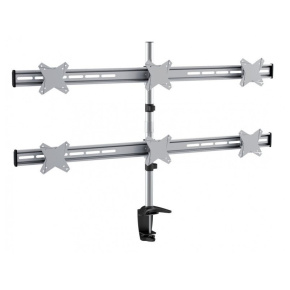 Reflecta PLANO Desk 23-1010 S stolový držiak pre 6 monitorov