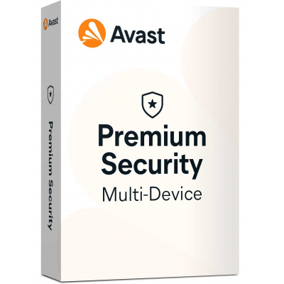 _Nová Avast Premium Security Multi-Device 1 licence na 12 měsíců (až na 10 PC )